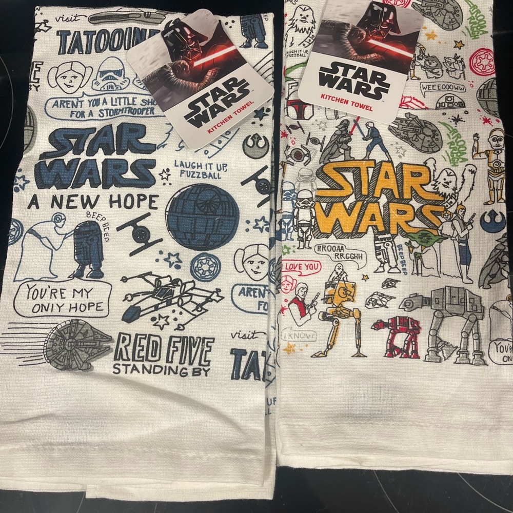 Star Wars kitchen hand towels